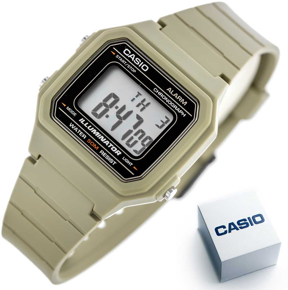 Casio Collection Vintage Casio W-217H-5A laikrodis + dėžutė