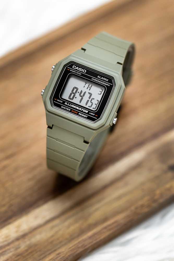Casio Collection Vintage Casio W-217H-5A laikrodis + dėžutė