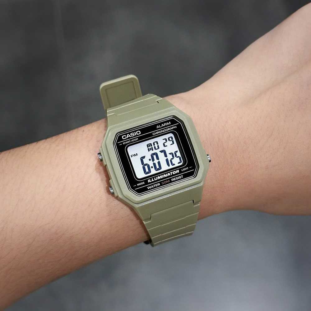 Casio Collection Vintage Casio W-217H-5A laikrodis + dėžutė