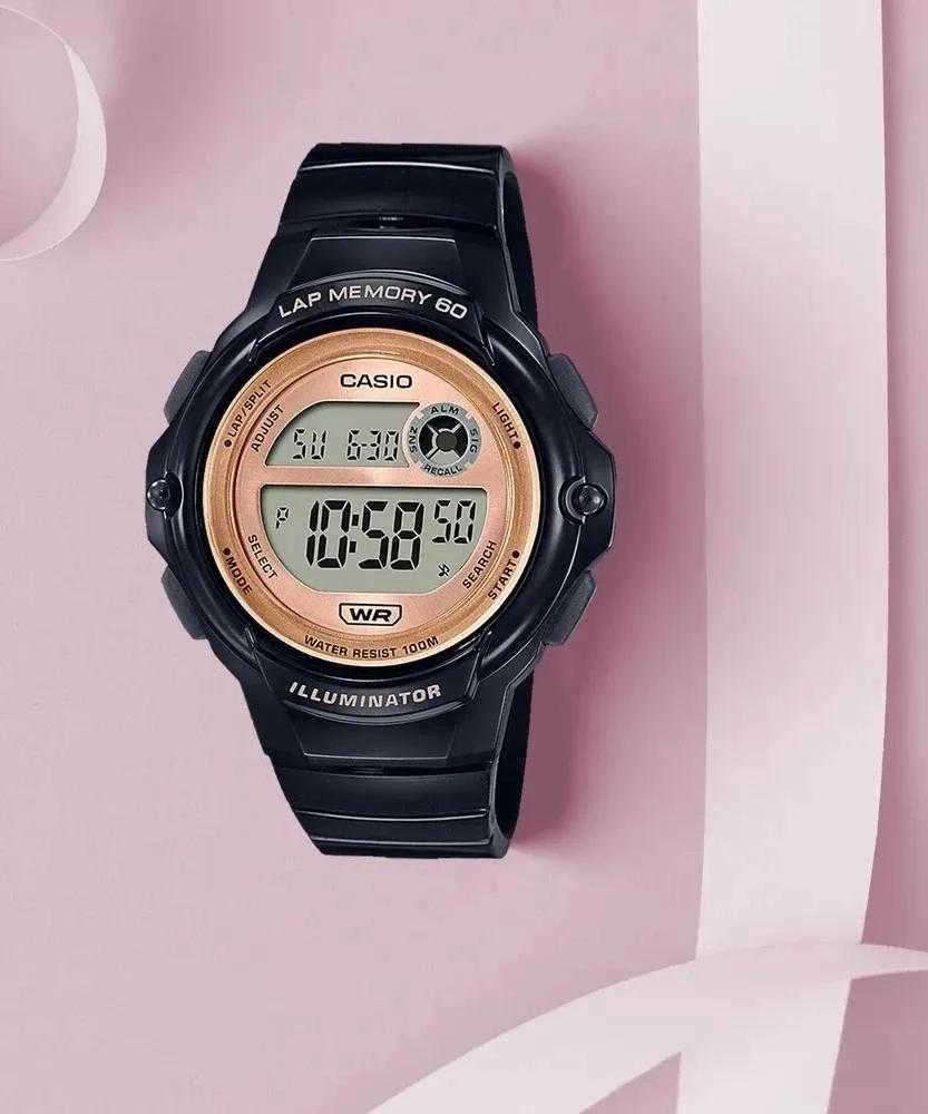 Laikrodis CASIO WOMEN'S WATCH LWS-1200H-1AVDF + BOX