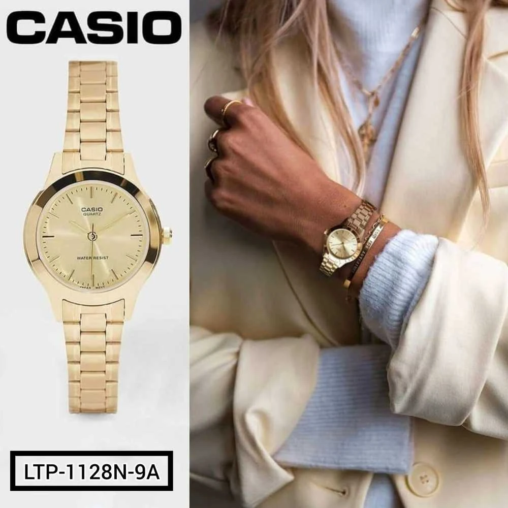 Moteriškas laikrodis CASIO LTP-1128N 9A (zd543a) + DĖŽĖ