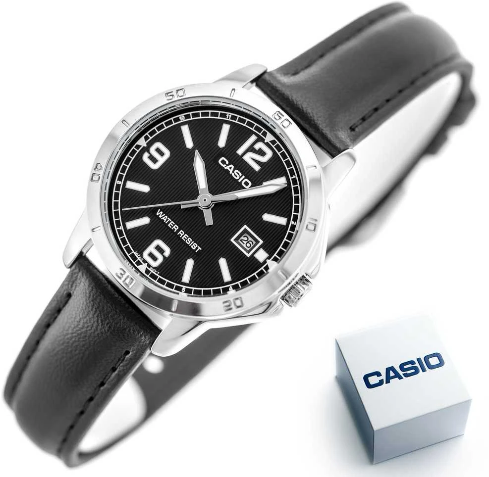 Laikrodis Damski Casio LTP-V004L-1B (zd569f) + BOX