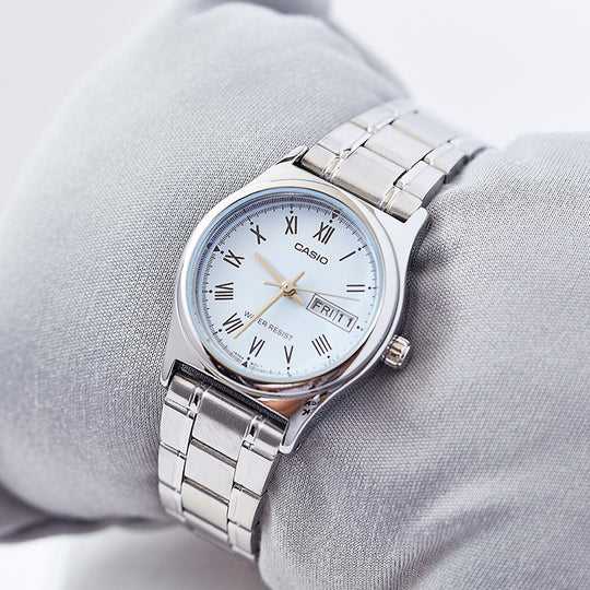 Moteriškas laikrodis CASIO LTP-V006D-2B (zd587j) + DĖŽĖ
