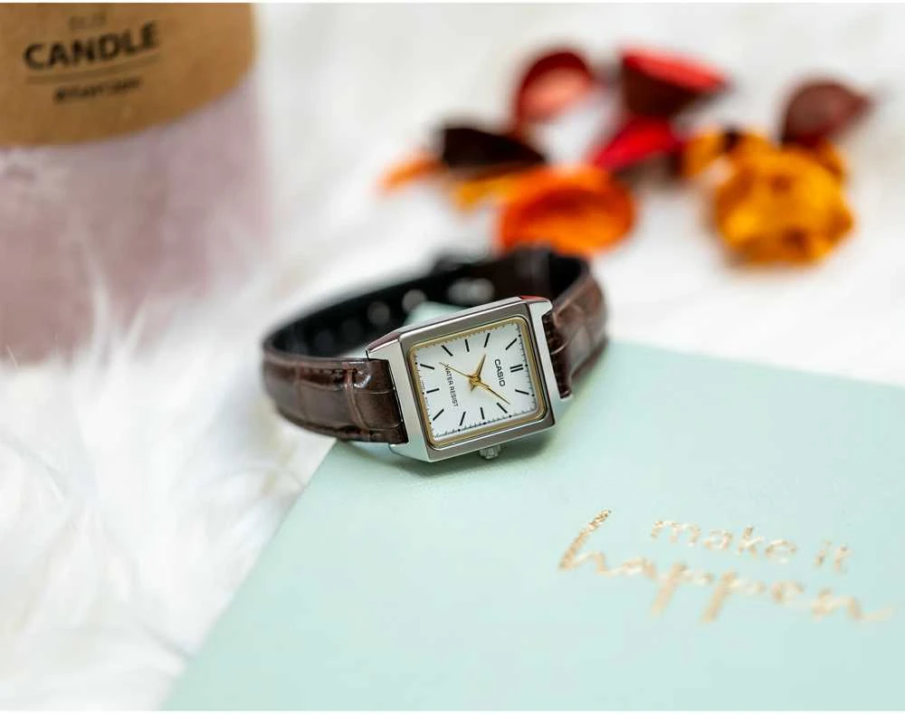 CASIO LTP-V007L-7E2 MOTERIS LAIKRODIS + DĖŽĖ (zd639i)
