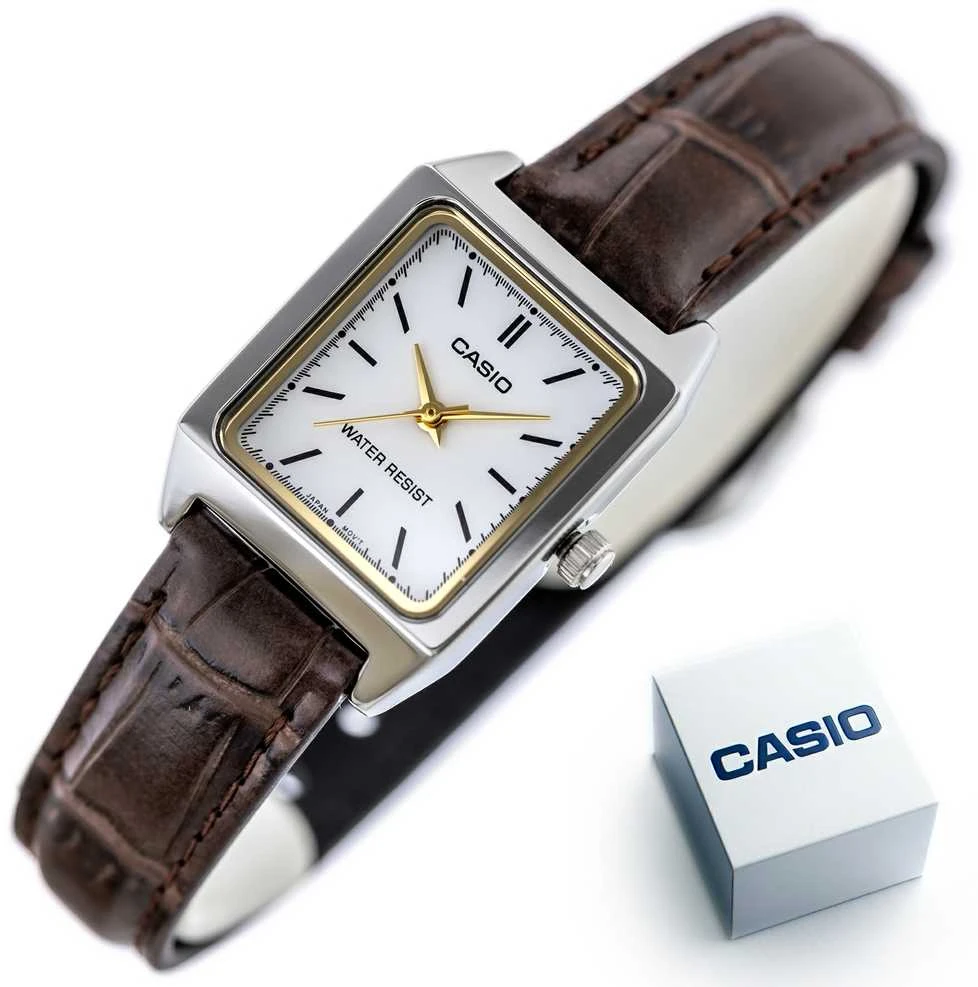 CASIO LTP-V007L-7E2 MOTERIS LAIKRODIS + DĖŽĖ (zd639i)