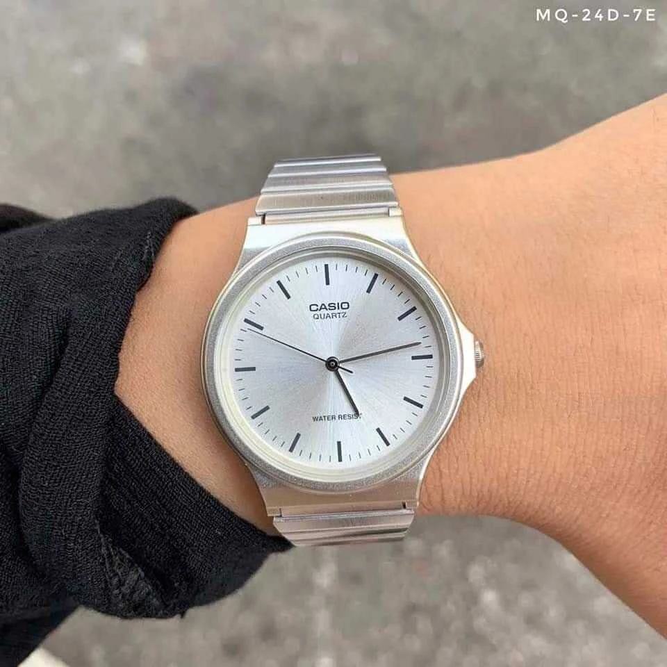 Casio moteriškas laikrodis MQ-24D-7E + dėžutė (zd625b)