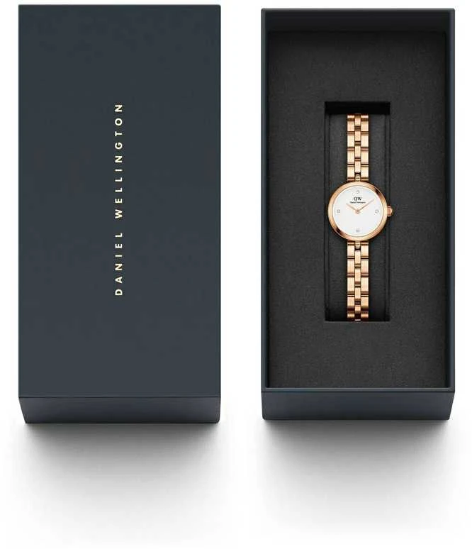 Moteriškas laikrodis DANIEL WELLINGTON Elan Lumine Rose Gold 22mm DW00100717 + BOX (zw522a)