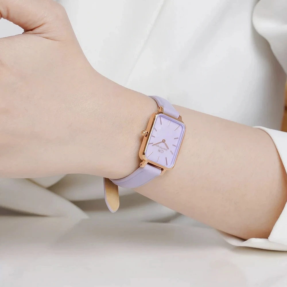 Moteriškas laikrodis DANIEL WELLINGTON Quadro Lavender Mop 20mm DW00100637 + BOX (zw521b)