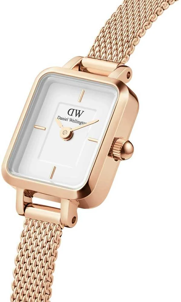 MOTERIŠKAS LAIKRODIS DANIEL WELLINGTON Quadro Mini Melrose 15mm DW00100727 + BOX (zw524c)