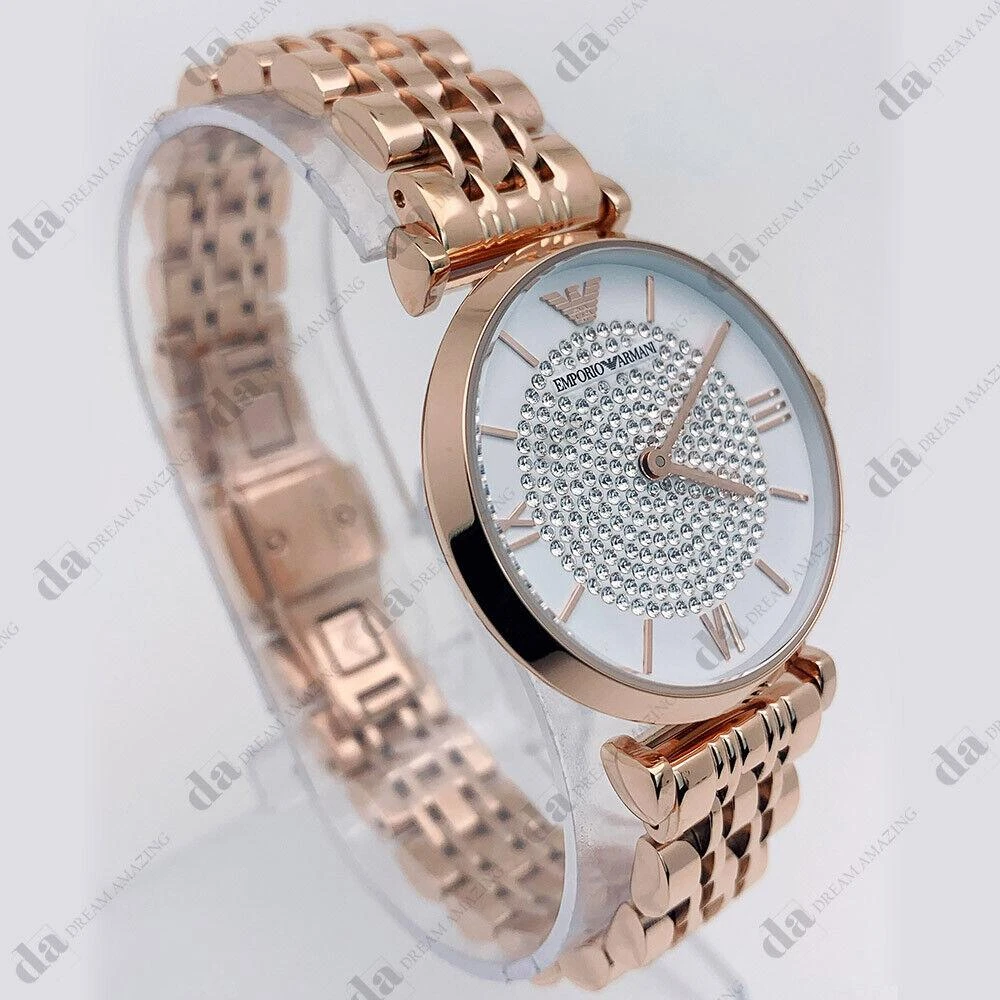 Laikrodis EMPORIO ARMANI AR11244 - GIANNI T-BAR WOMEN'S WATCH (zi511d)