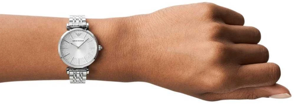 Moteriškas laikrodis EMPORIO ARMANI AR11445 - GIANNI T-BAR (zi512a) + BOX