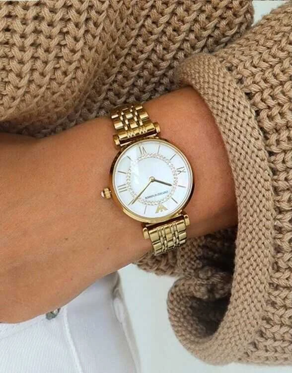 EMPORIO ARMANI AR1907 - KLASIKINIS MOTERIŠKAS LAIKRODIS (zi501c)