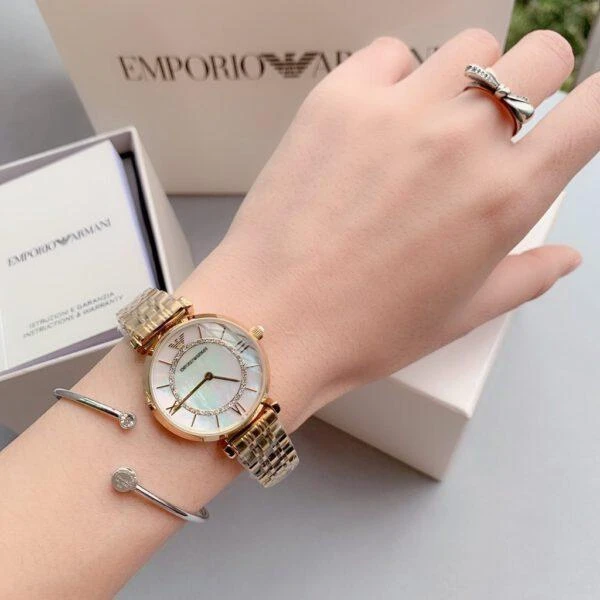 EMPORIO ARMANI AR1907 - KLASIKINIS MOTERIŠKAS LAIKRODIS (zi501c)