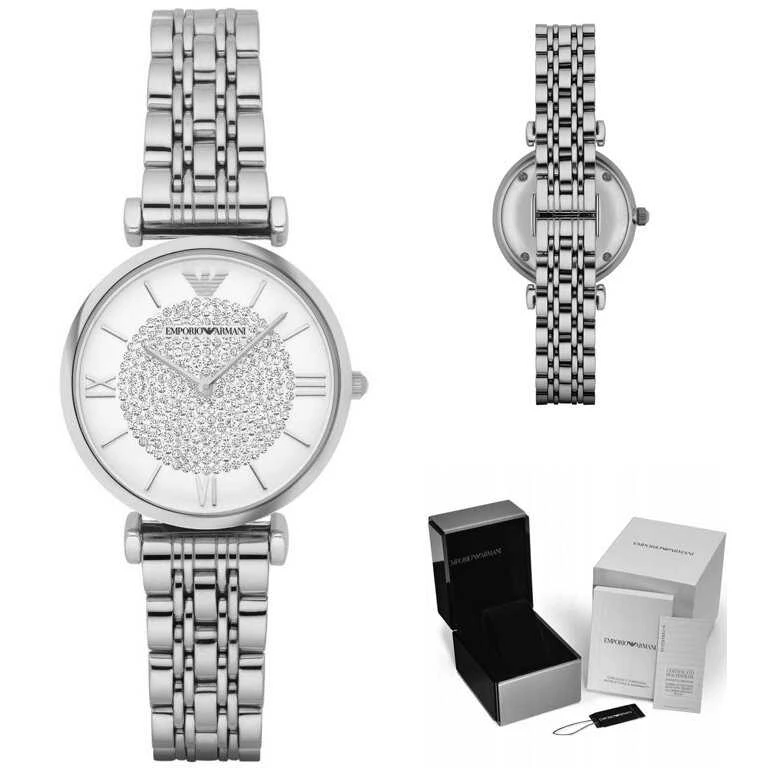 MOTERIŠKAS LAIKRODIS EMPORIO ARMANI AR1925 – GIANNI T-BAR (zi505a)