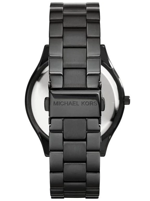 Laikrodis moterims Michael Kors Slim Runway MK3221, Juodas
