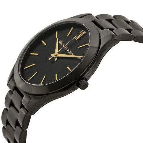 Laikrodis moterims Michael Kors Slim Runway MK3221, Juodas