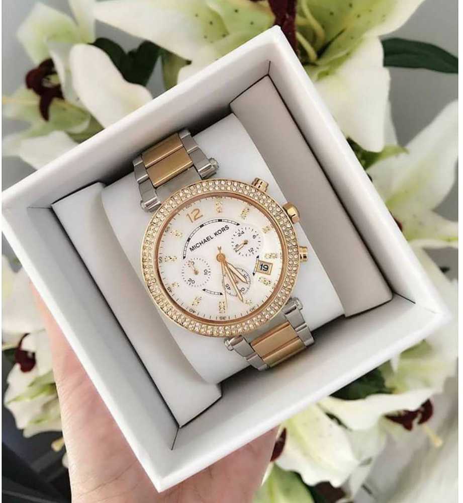 Parker Laikrodis MICHAEL KORS MK5626. Kvarcas, Balta Spalva. Moteriškas.