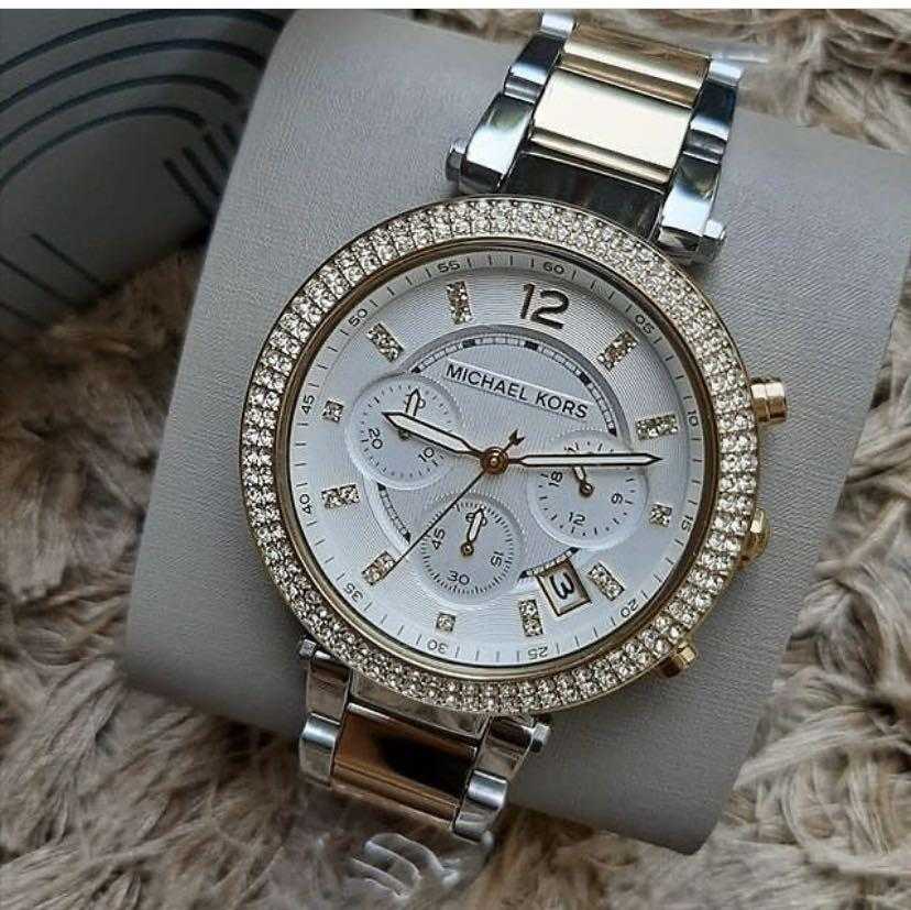 Parker Laikrodis MICHAEL KORS MK5626. Kvarcas, Balta Spalva. Moteriškas.