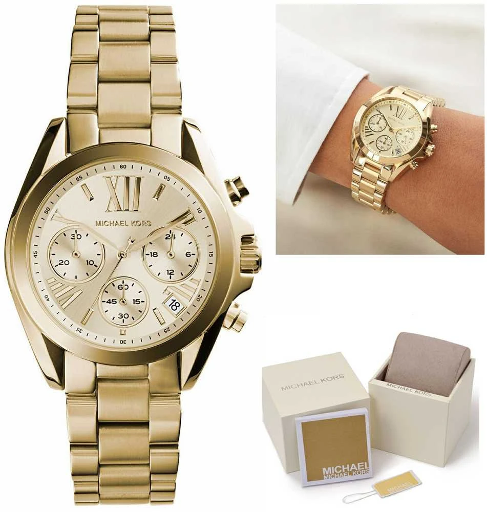 Laikrodis moterims MICHAEL KORS BRADSHAW (zx693a) - CHRONOGRAF