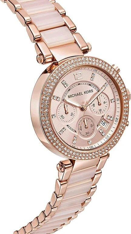Moteriškas laikrodis Michael Kors Parker, rožinio aukso spalvos