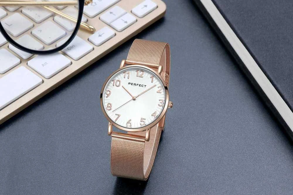 Laikrodis PERFECT F342-07 WOMEN'S WATCH (zp514d) + BOX