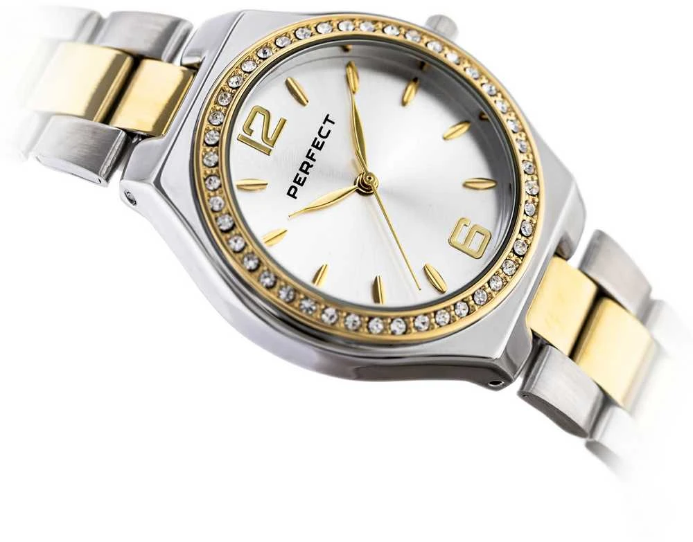 Laikrodis PERFECT S390-05 WOMEN'S WATCH (zp544e) + BOX