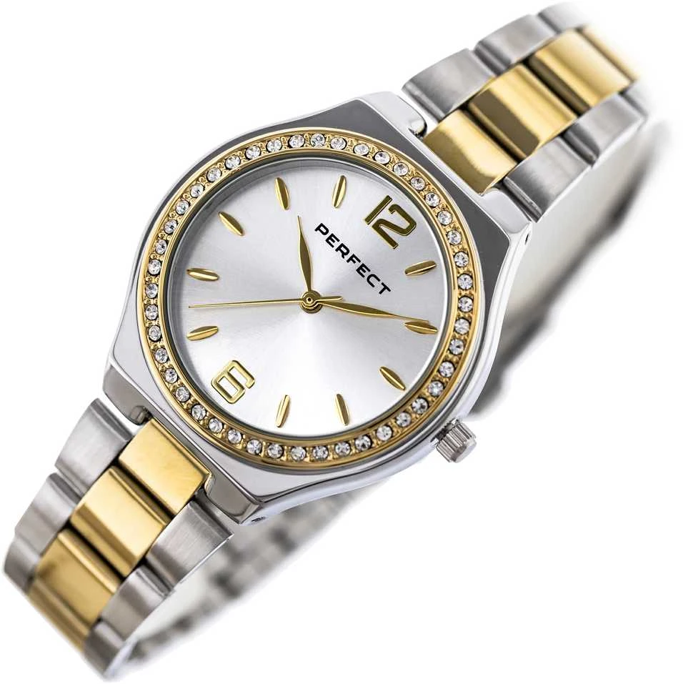 Laikrodis PERFECT S390-05 WOMEN'S WATCH (zp544e) + BOX