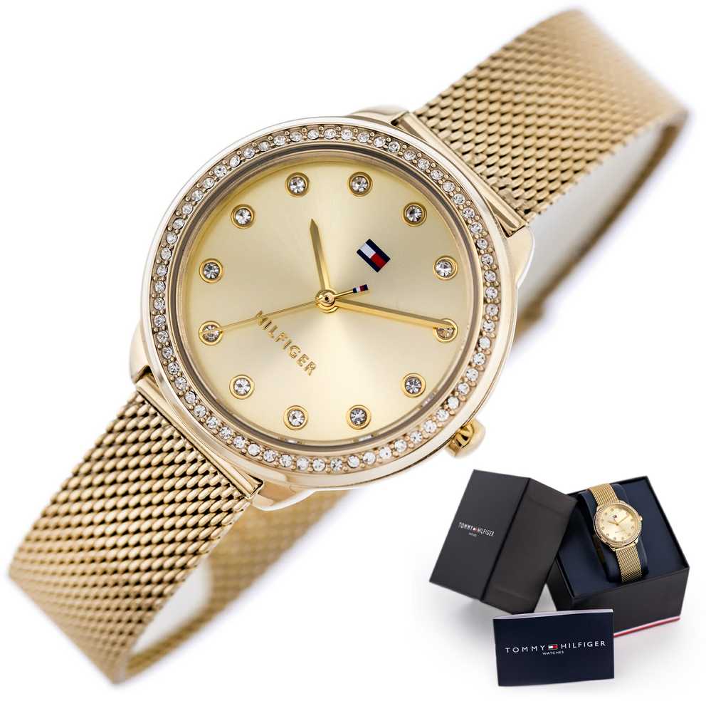 TOMMY HILFIGER 1782699 Demi moteriškas laikrodis (zf609a) + DĖŽUTĖ