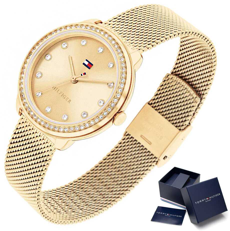 TOMMY HILFIGER 1782699 Demi moteriškas laikrodis (zf609a) + DĖŽUTĖ