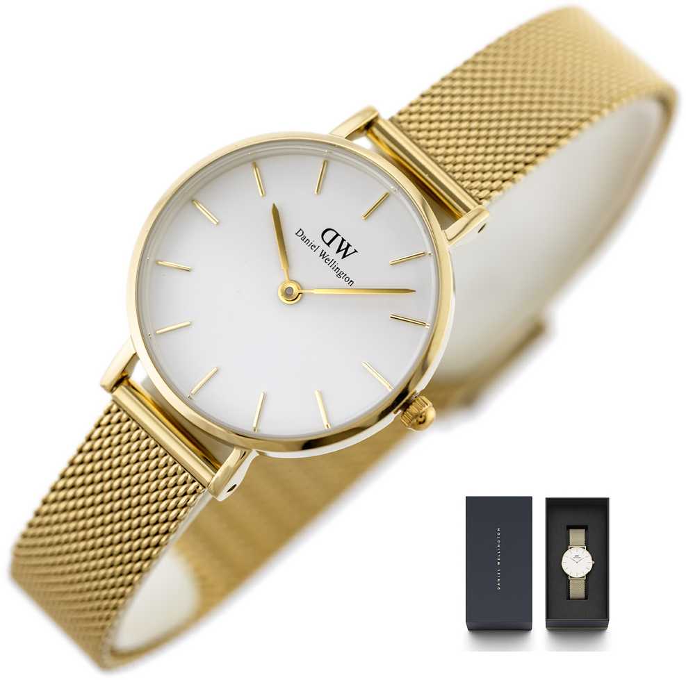 Laikrodis DANIEL WELLINGTON WOMEN'S WATCH DW00100346 - Petite Evergold 36mm