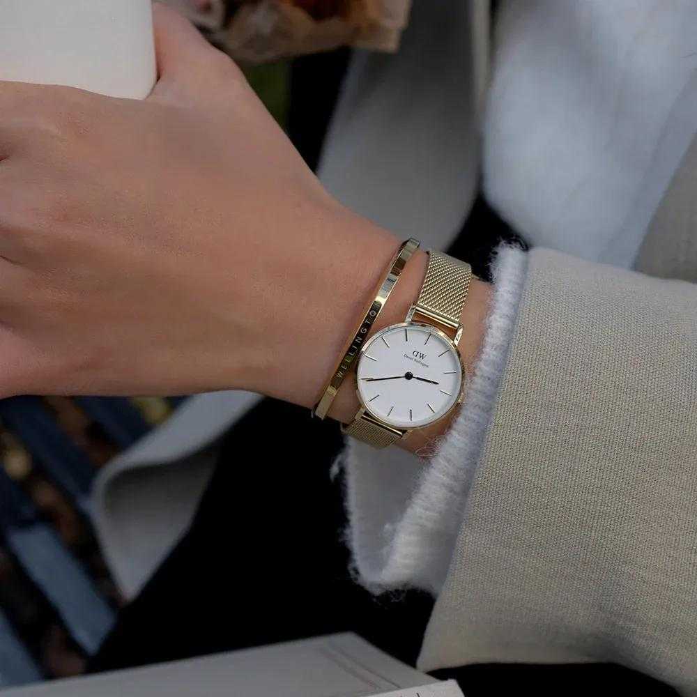 Laikrodis DANIEL WELLINGTON WOMEN'S WATCH DW00100346 - Petite Evergold 36mm