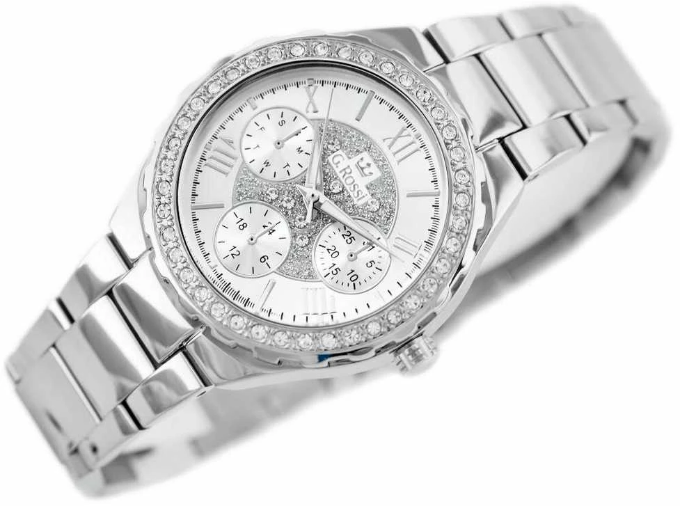 Laikrodis G. ROSSI WATCH - ALORE (zg646a) sidabrinis + BOX