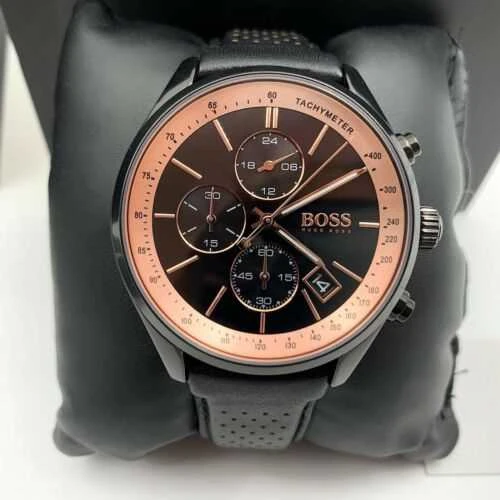 HUGO BOSS vyriškas laikrodis 1513550 Grand Prix Chronograph (zh003e)