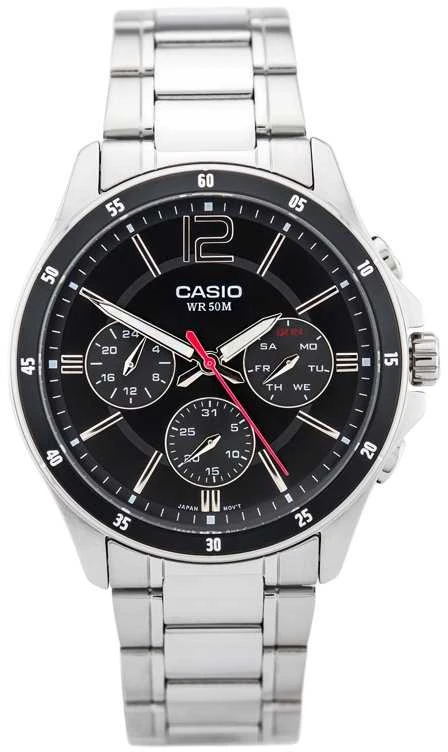 Laikrodis CASIO MEN'S WATCH MTP-1374D-1AV (zd063b) + BOX