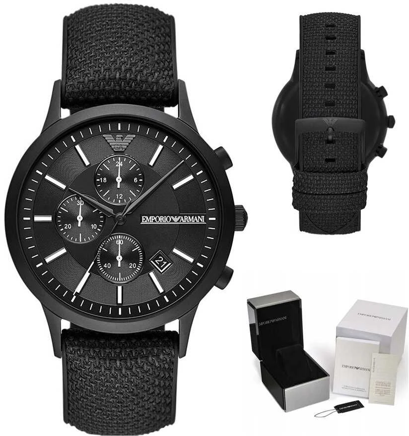 Vyriškas laikrodis Emporio Armani AR11457 RENATO CHRONO(zi052a)