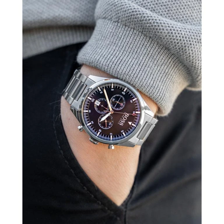 Laikrodis HUGO BOSS MEN'S WATCH 1513712 - PIONEER (zh016b)