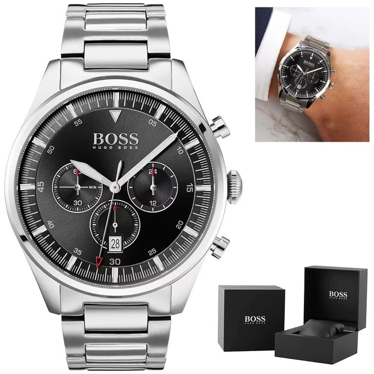 Laikrodis HUGO BOSS MEN'S WATCH 1513712 - PIONEER (zh016b)