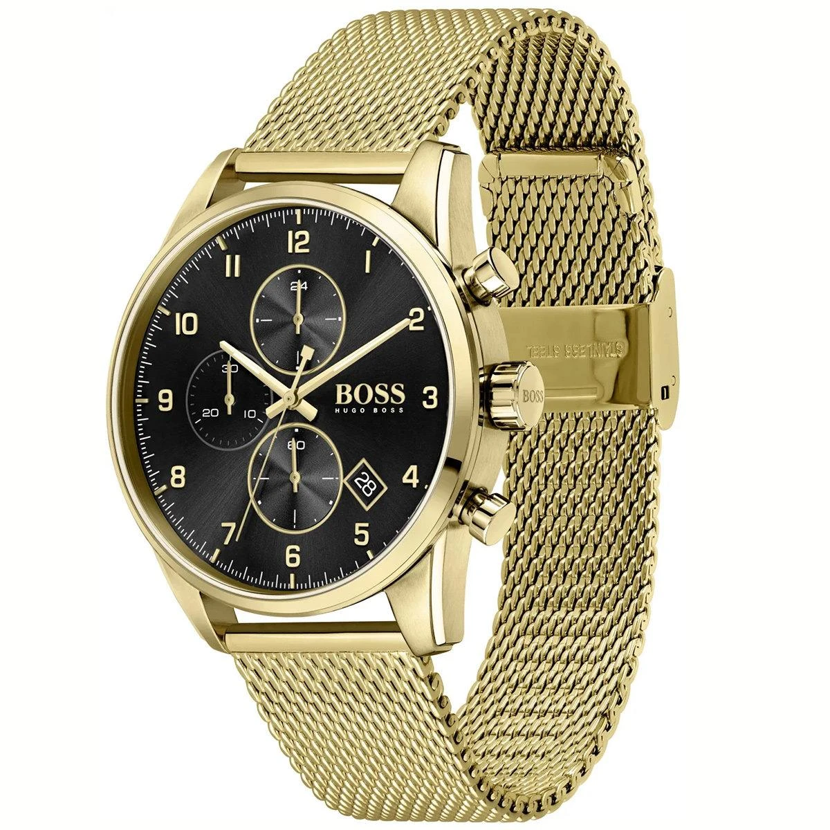 Laikrodis HUGO BOSS Men's WATCH 1513838 SKYMASTER (zh038b)