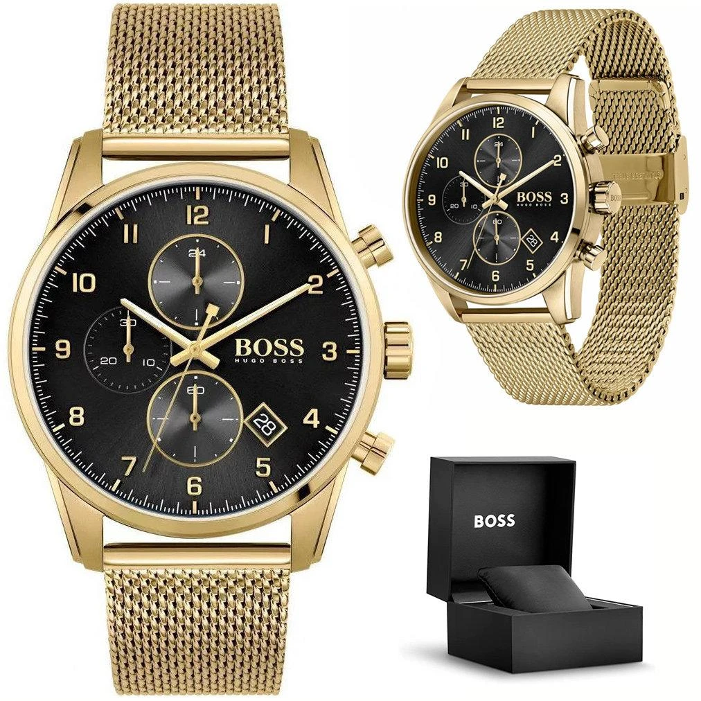 Laikrodis HUGO BOSS Men's WATCH 1513838 SKYMASTER (zh038b)