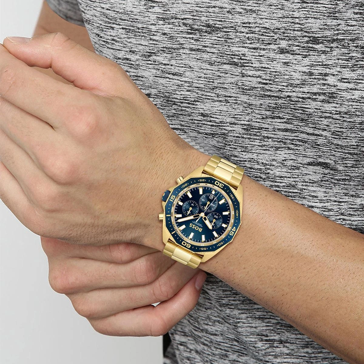 HUGO BOSS vyriškas LAIKRODIS 1513973 Energy (zh059a)