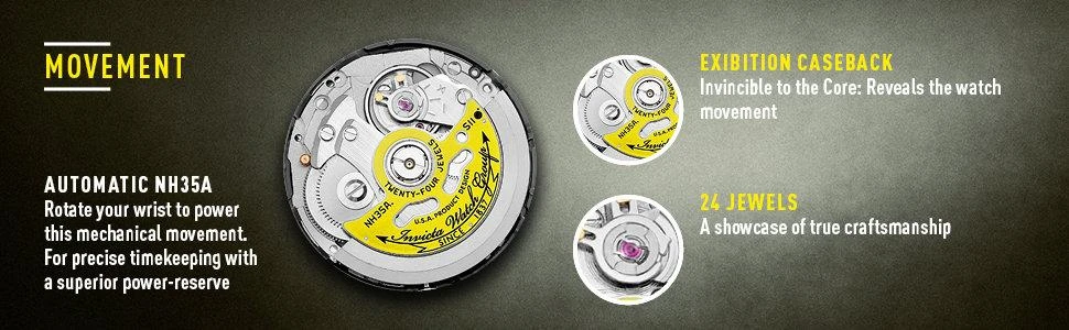 Vyriškas laikrodis INVICTA DIVER PROFESSIONAL 30094 - AUTOMAT WR200, koperta 42mm (zv004d)
