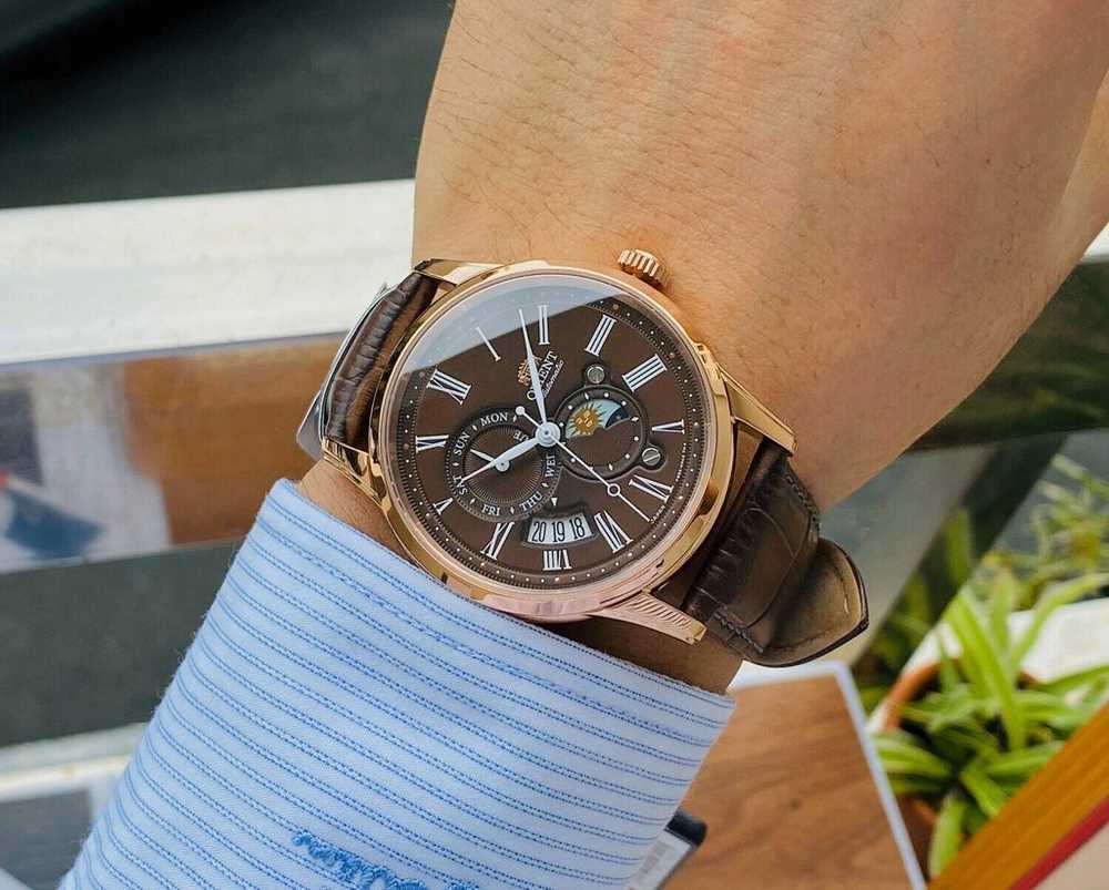 Laikrodis Orient Classic Saulė ir mėnulis RA-AK0009T10B