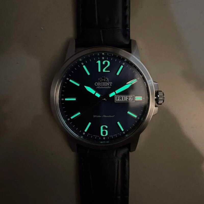 Orient Šiuolaikinis vyriškas laikrodis RA-AA0C05L39B + BOX