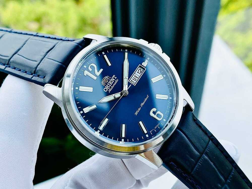 Orient Šiuolaikinis vyriškas laikrodis RA-AA0C05L39B + BOX