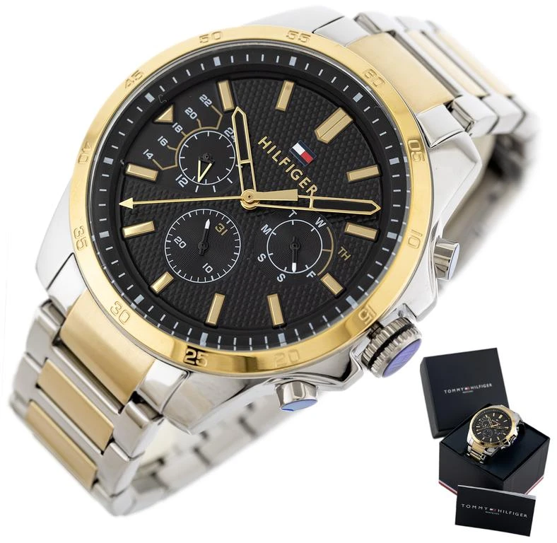 Vyriškas laikrodis TOMMY HILFIGER 1791559 DECKER +BOX