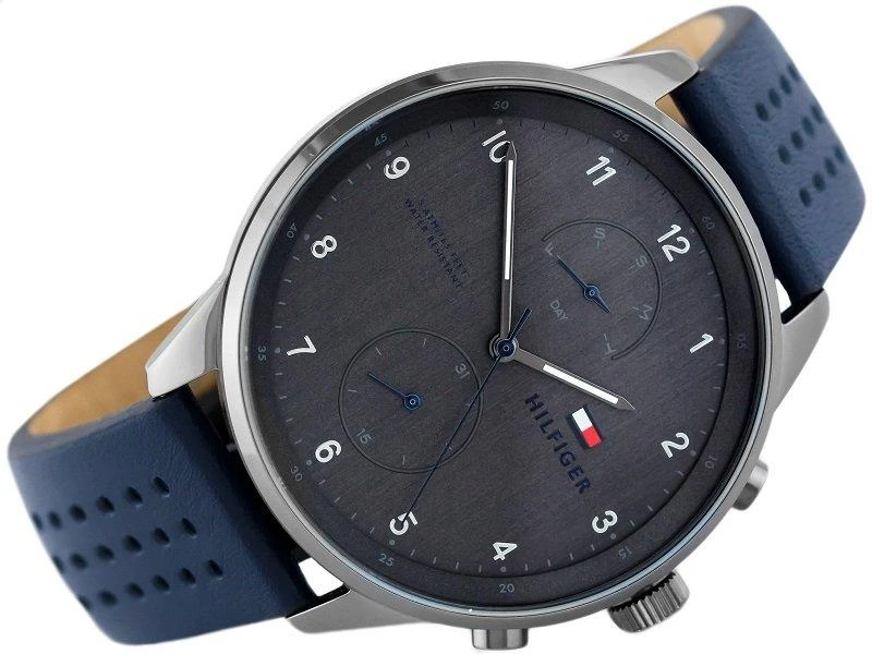 TOMMY HILFIGER VYRŲ LAIKRODIS 1791578 CHASE Grafito spalvos