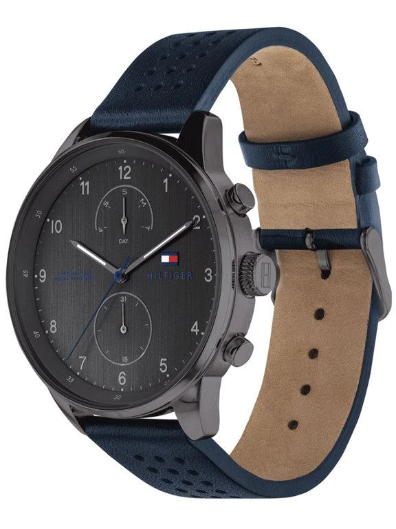 TOMMY HILFIGER VYRŲ LAIKRODIS 1791578 CHASE Grafito spalvos