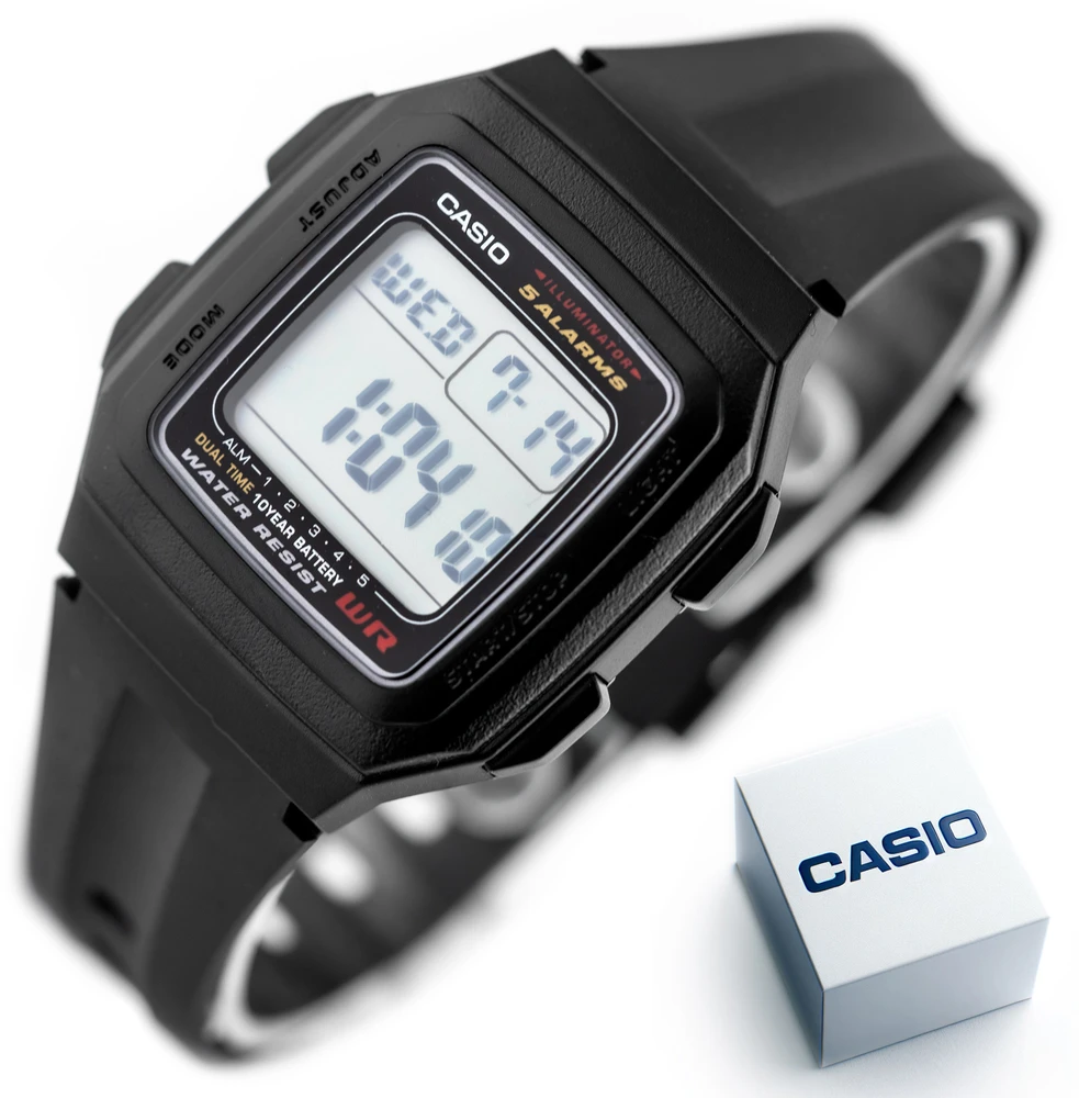 Laikrodis Unisex Casio F-201WA-1AEG
