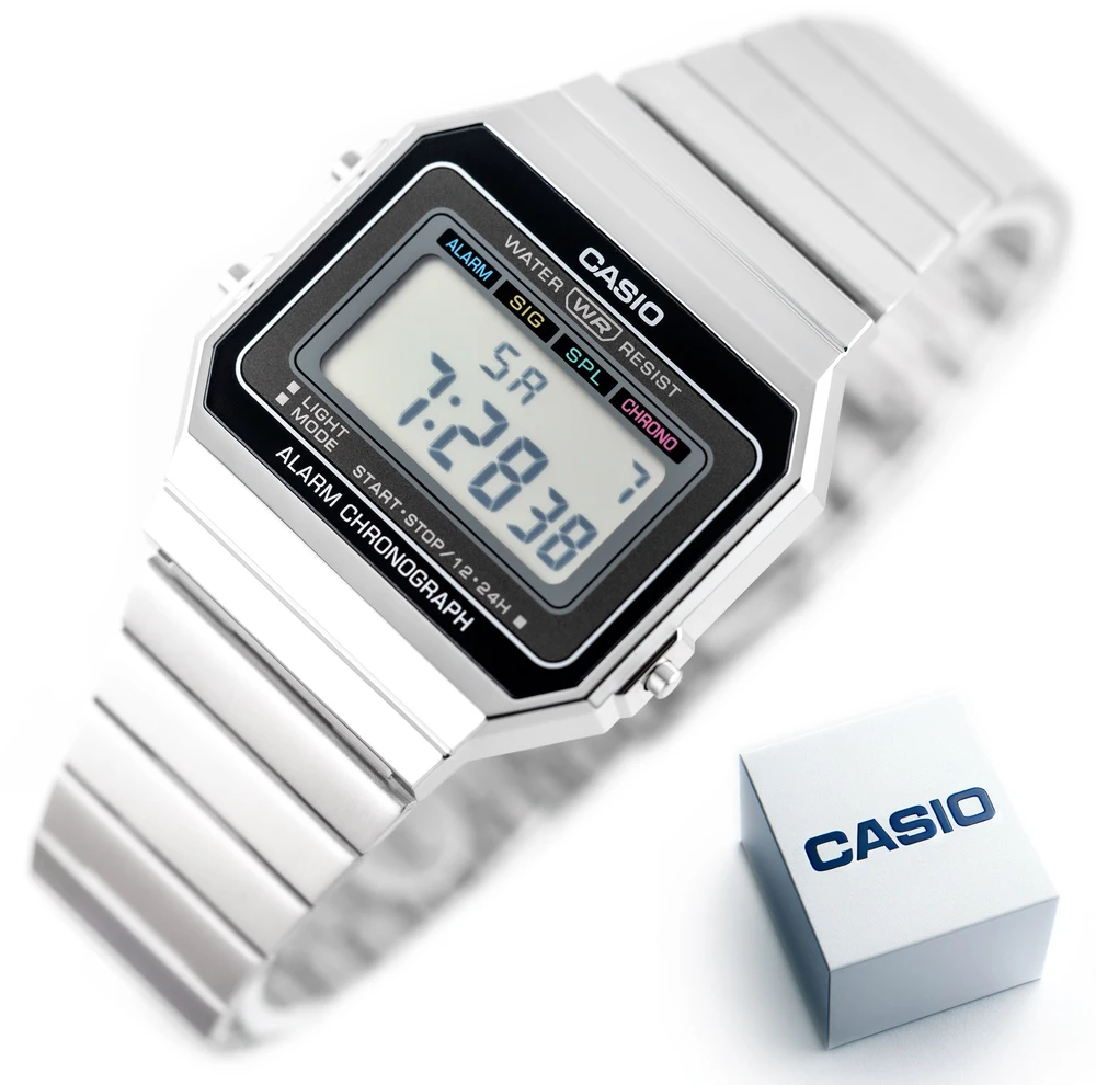 Laikrodis unisex Casio Retro Vintage A700W-1ADF + dėžutė