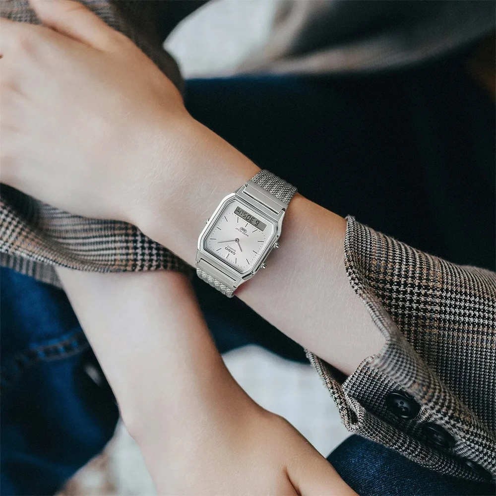UNISEX LAIKRODIS CASIO Vintage AQ-230EM-7A + DĖŽUTĖ